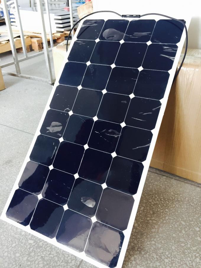 Painel solar dobrável semi flexível da eficiência elevada 100W 0