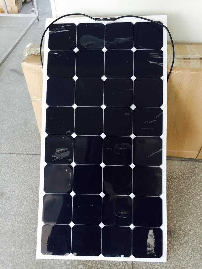 Painel solar dobrável semi flexível da eficiência elevada 100W 2