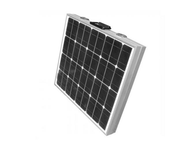 Painéis solares do silicone Monocrystalline de 90 watts para acampar 0