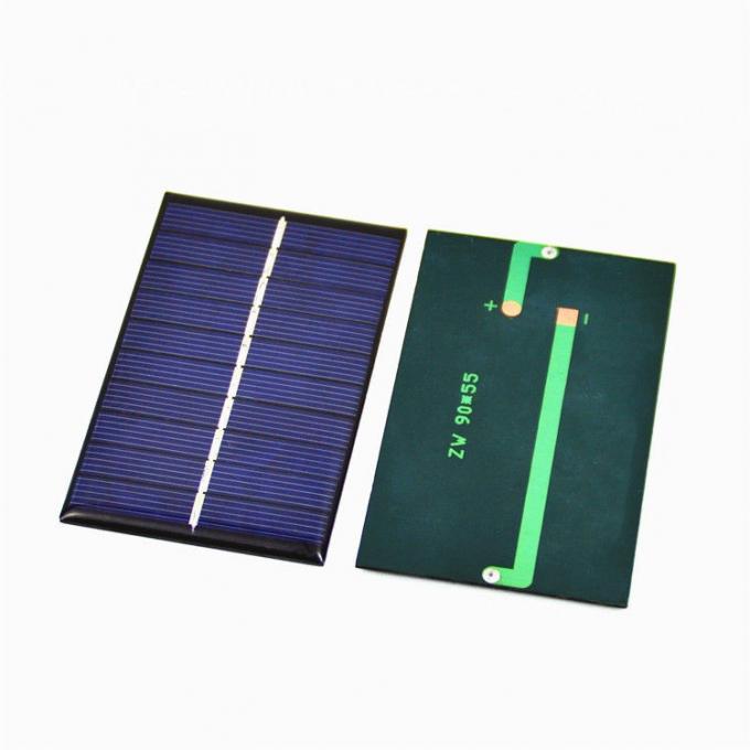 Módulos solares do picovolt do silicone policristalino de pouco peso de 6V 0.8W 0